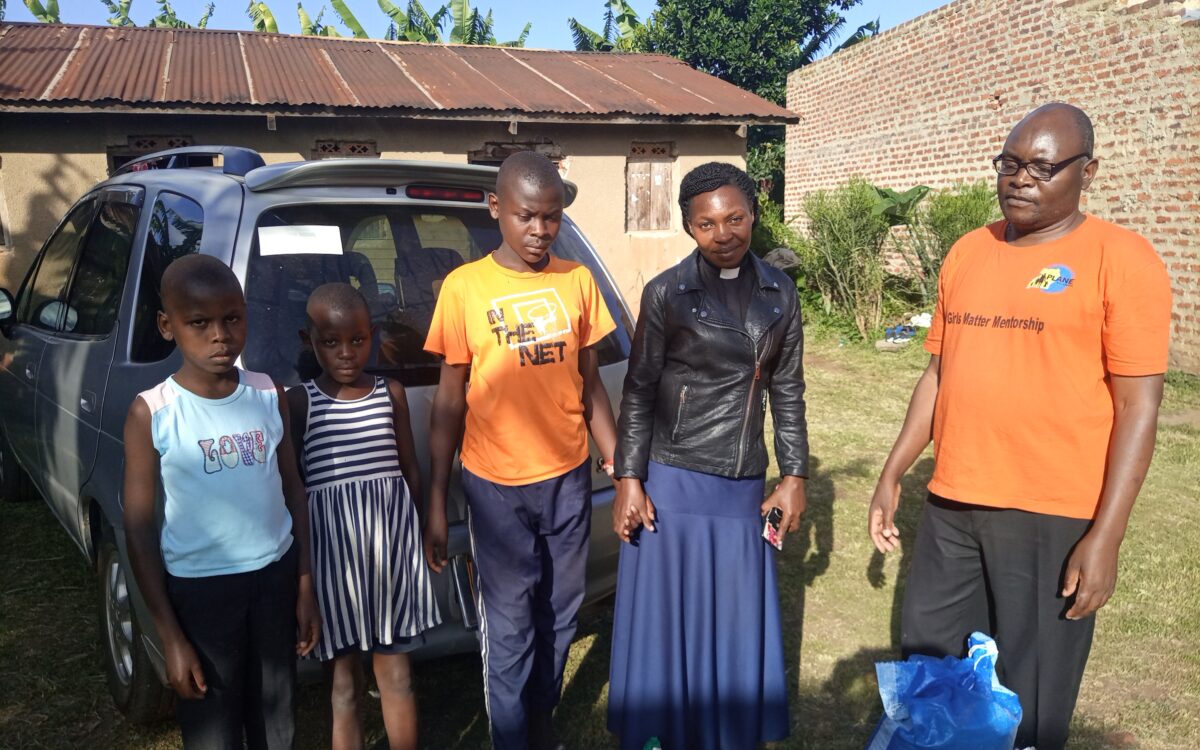 PLANE & Rwenzori Diocese Donate To Needy Family